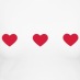 tres-corazones-Camisetas-de-manga-larga
